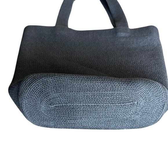 ERIC JAVITS Natural Raffia Squishee VTG Shoulder Handbag Tote Comfy Straps Tan - Picture 5 of 8